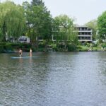 Nur über's Wasser erreichbar: der Rondeelteich